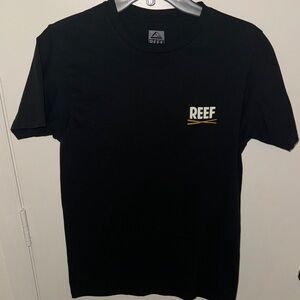 Reef Black and Gold Men's Short Sleeve Tee
